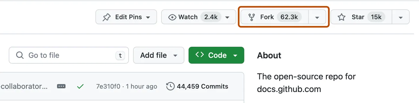 Fork a GitHub
